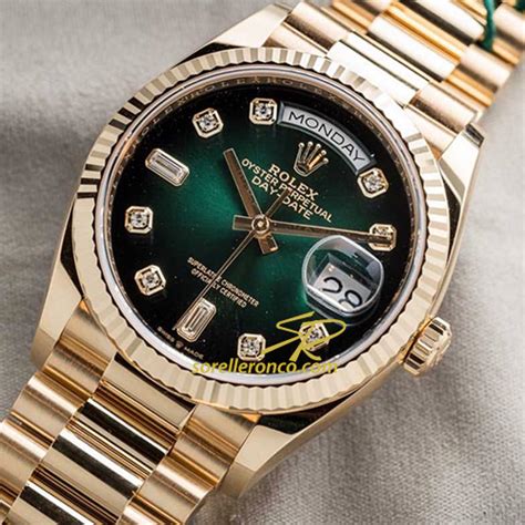 rolex day date president verde prezzo